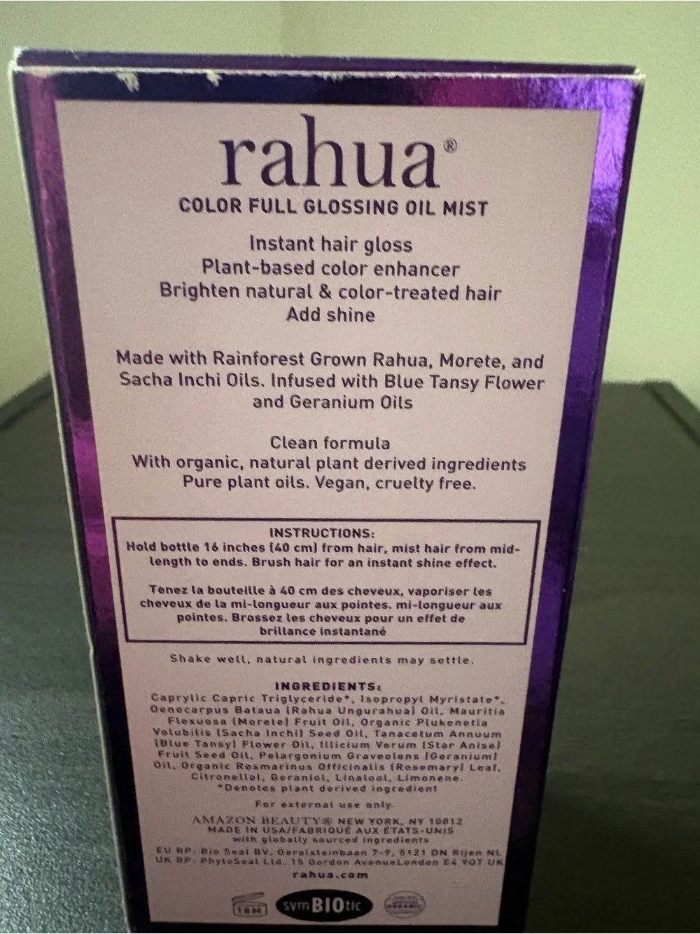 Rahua Color Full Glossing Oil Mist -